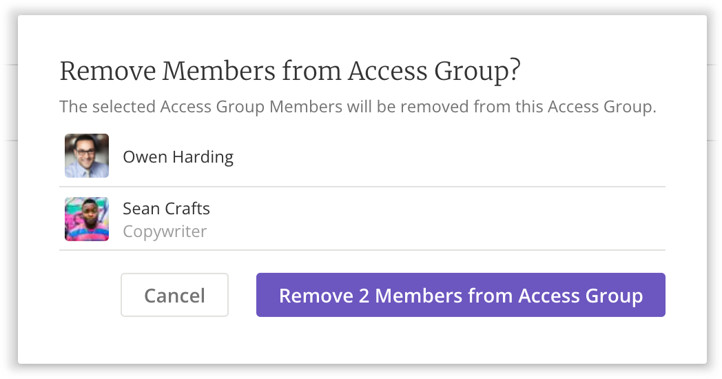 Remove Members from Access Group modal.png