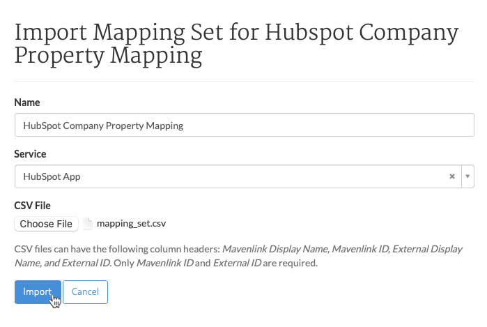 Import Mapping Set page.png