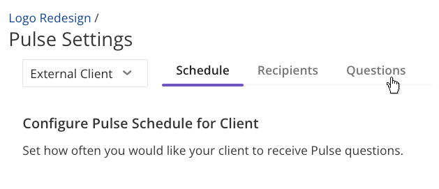 project pulse settings - select questions tab.png