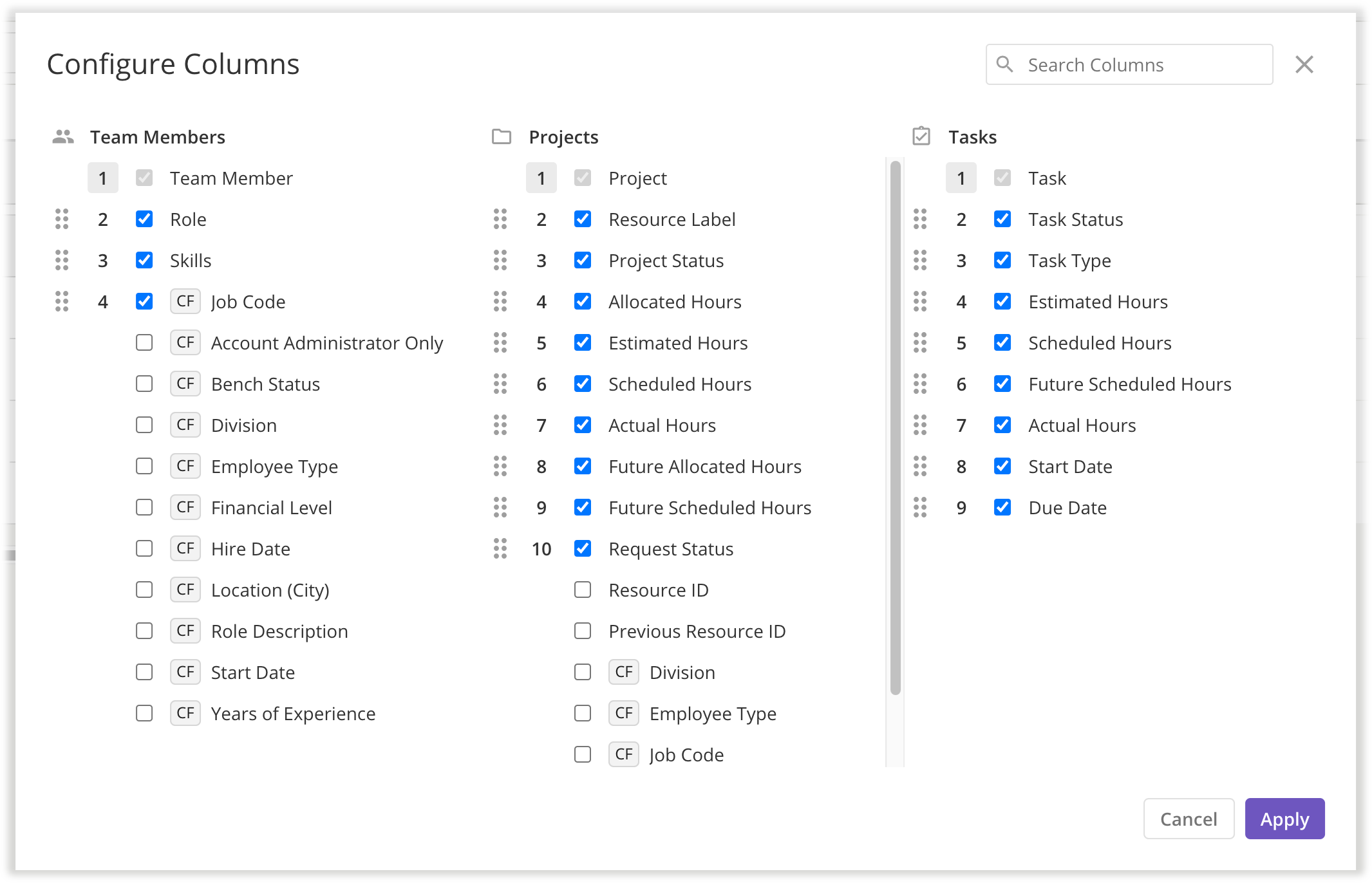 Columns in Configure Columns modal.png